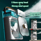 3-in-1 Portable Air Cooler & Humidifier with LED