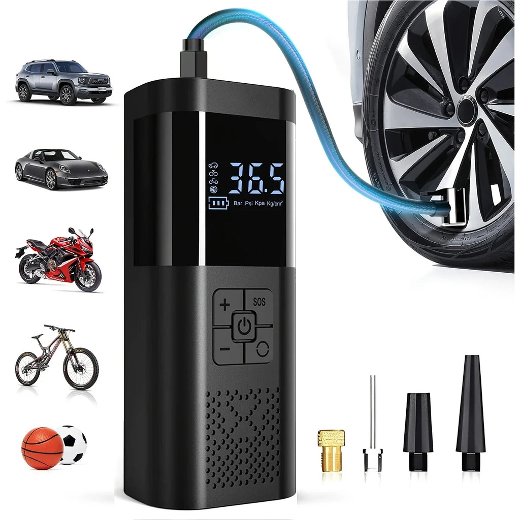 150PSI Cordless Car Air Compressor (3X Faster)