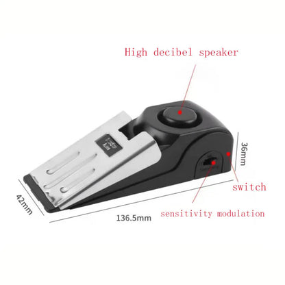 Portable Door Stop Alarm for Home Security