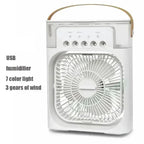 3-in-1 Portable Air Cooler & Humidifier with LED