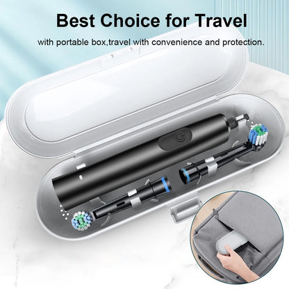 Rechargeable Rotating Electric Toothbrush with 8 Brush Heads
