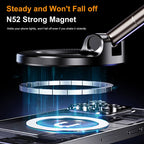 Foldable Magnetic Car Mount: 360° Vacuum Phone Holder