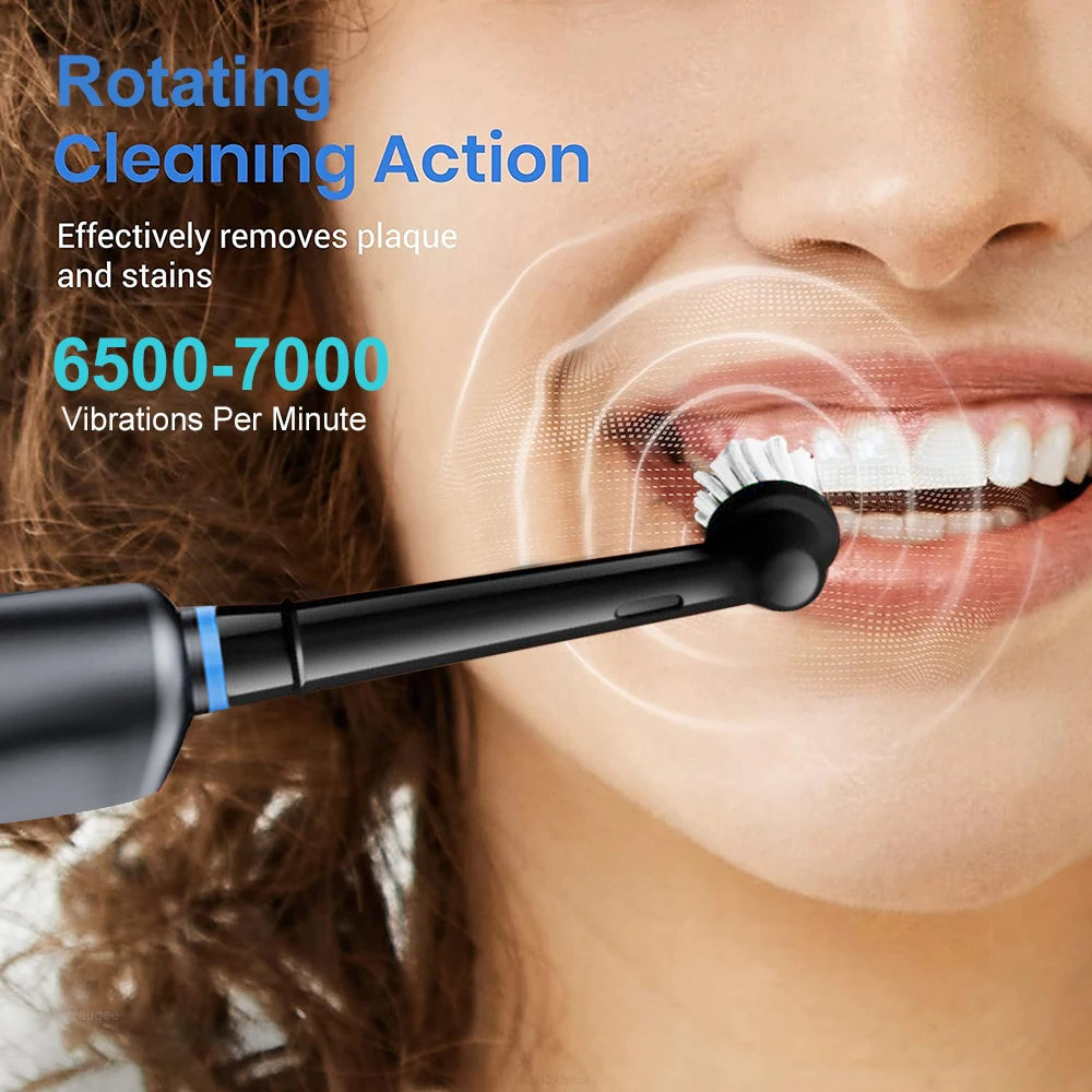 Rechargeable Rotating Electric Toothbrush with 8 Brush Heads